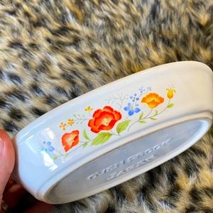 Vintage INTERPUR JAPAN “Wildflowers” Casserole Dish